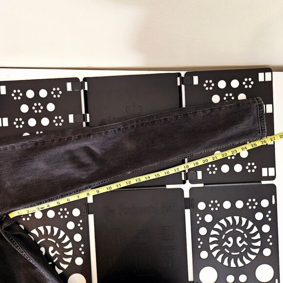 Acne Studios Black Denim Jeans Skinny Ankle | Women's 25 | REPAIRED BELT LOOPS - Picture 7 of 16